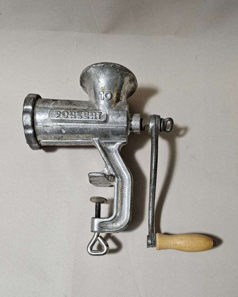 Utensils Vintage No. 10 PORKERT Meat Grinder `Made in CZECHOSLUVAKIA